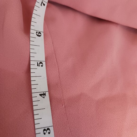 FLAWED, NWOT,‎ Dessy Collection, 6, Off-the-Shoulder Trumpet Gown Desert Rose - Picture 7 of 13